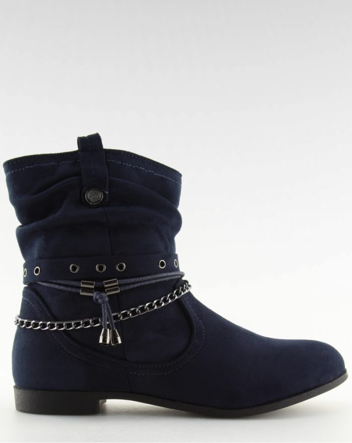 Botine culoarea Bleumarin 126343