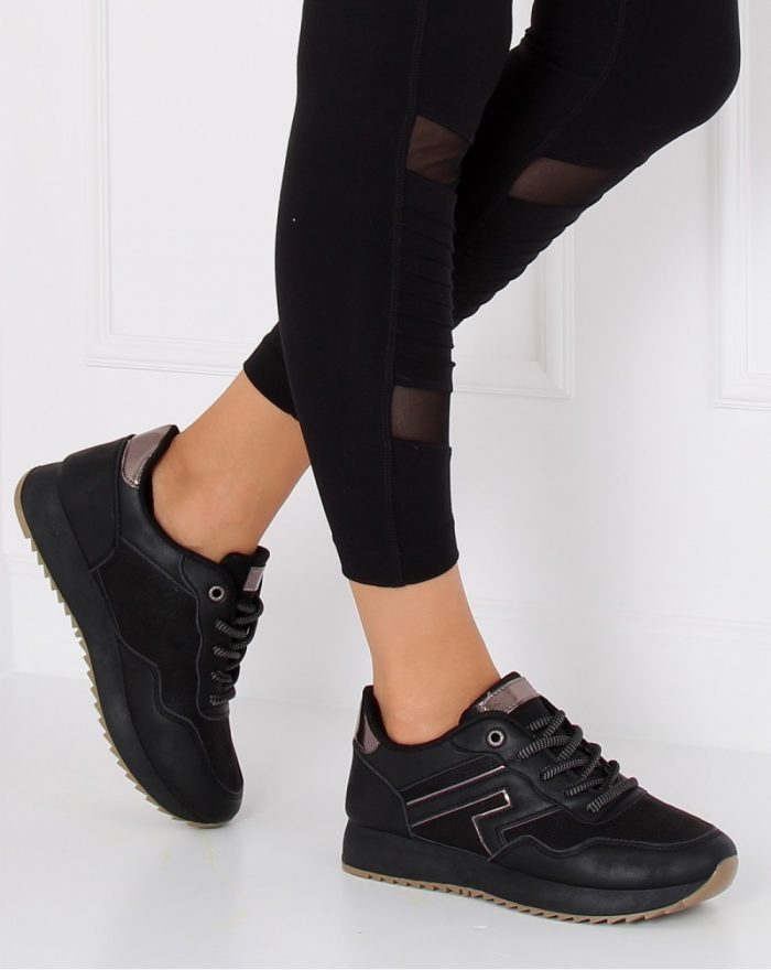 Pantofi de sport culoarea negru 126966