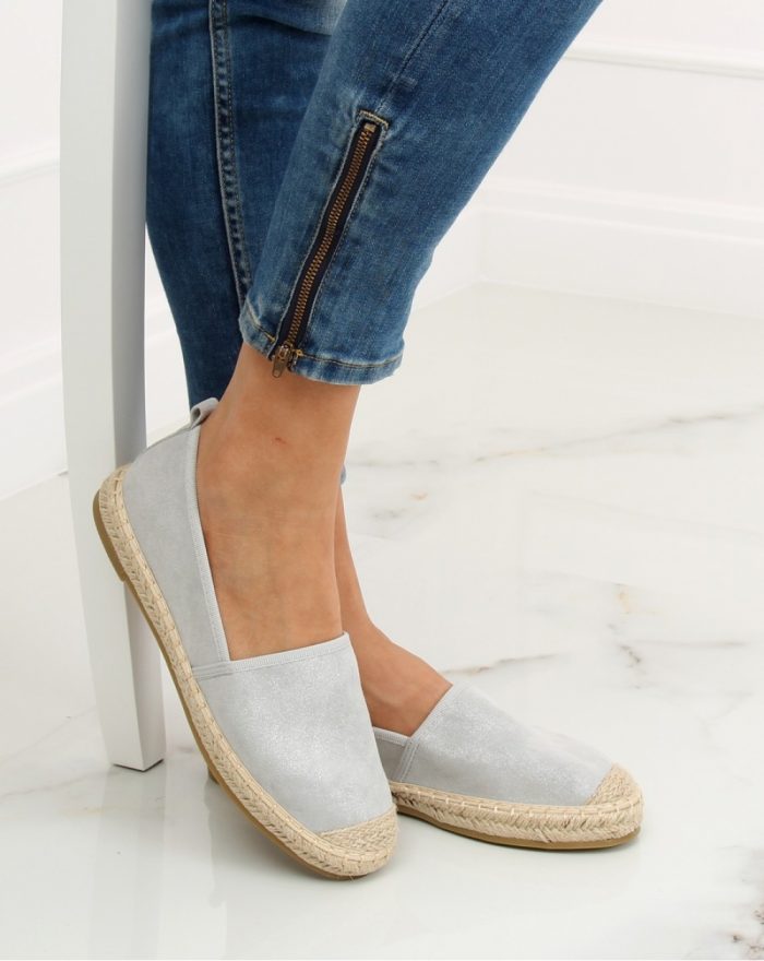 Espadrile culoarea gri 127967