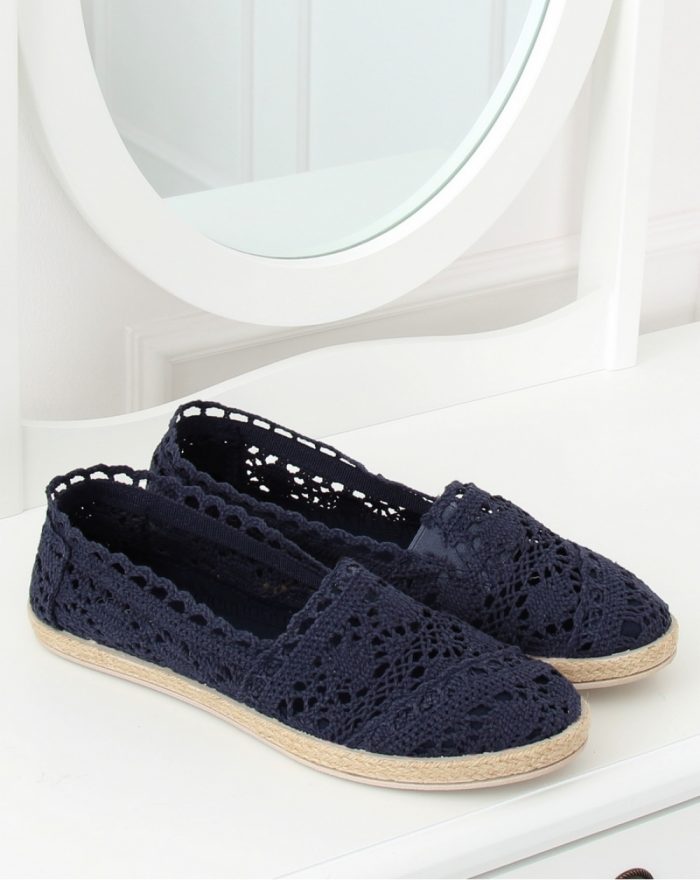 Espadrile culoarea Bleumarin 128032