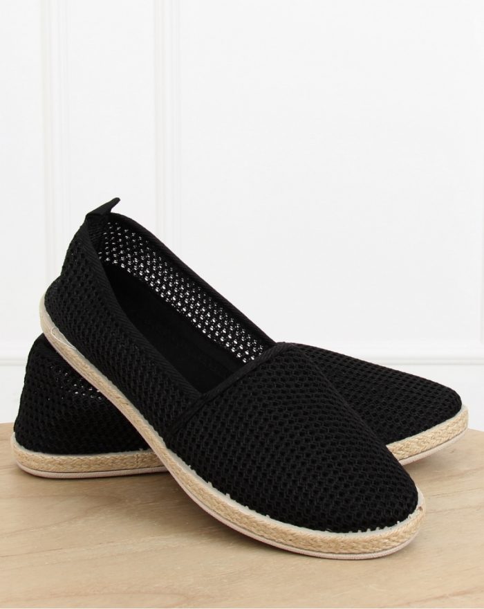 Espadrile culoarea negru 128070