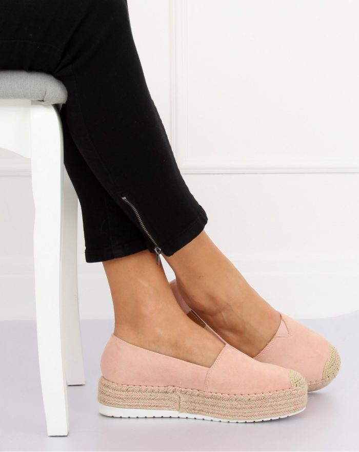 Espadrile culoarea roz 128322