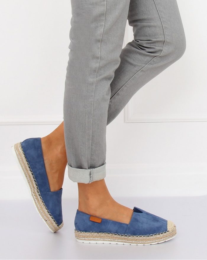 Espadrile culoarea albastru 128371