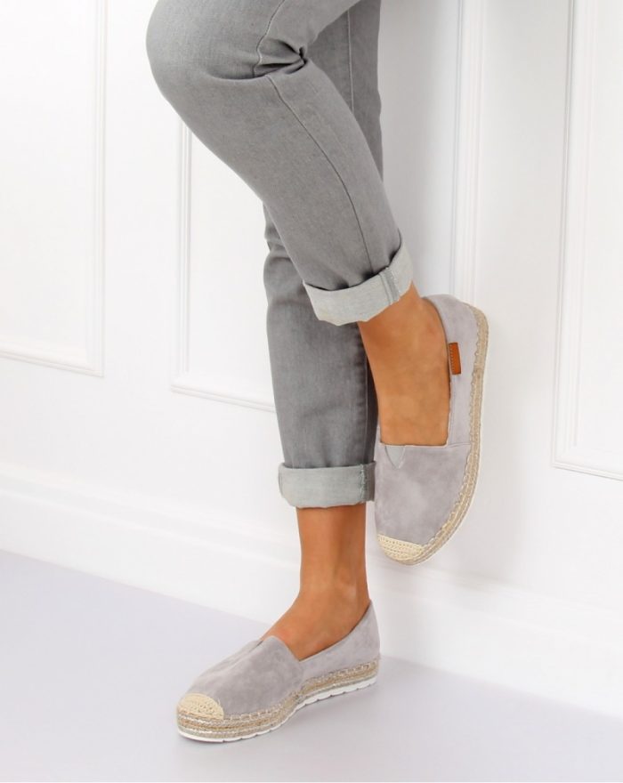 Espadrile culoarea gri 128372