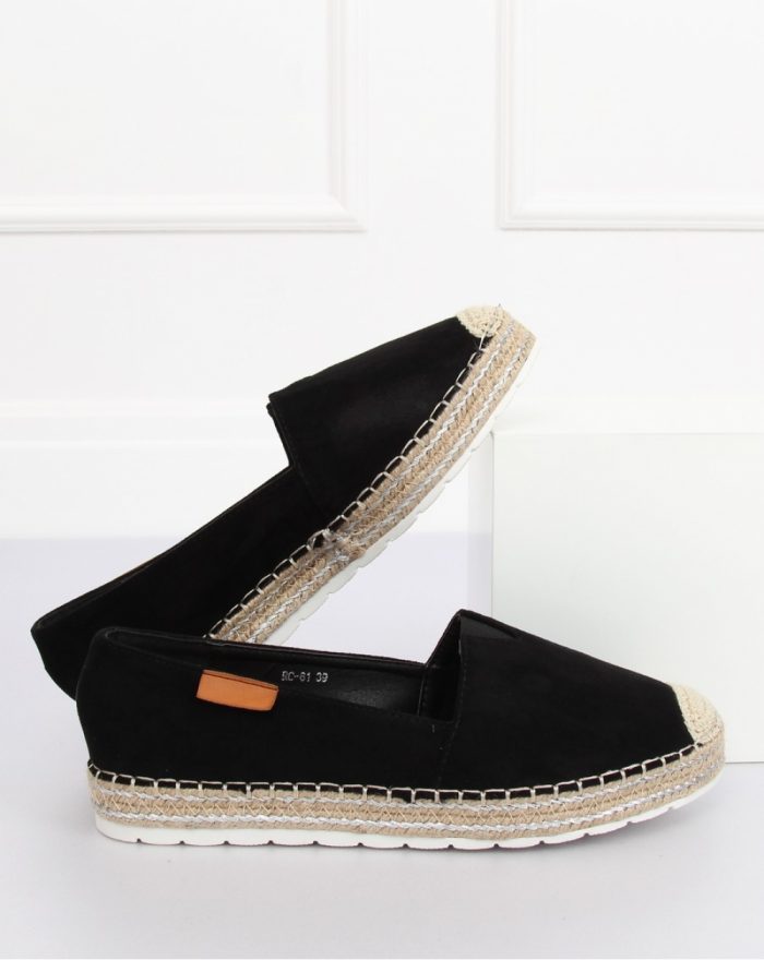 Espadrile culoarea negru 128373