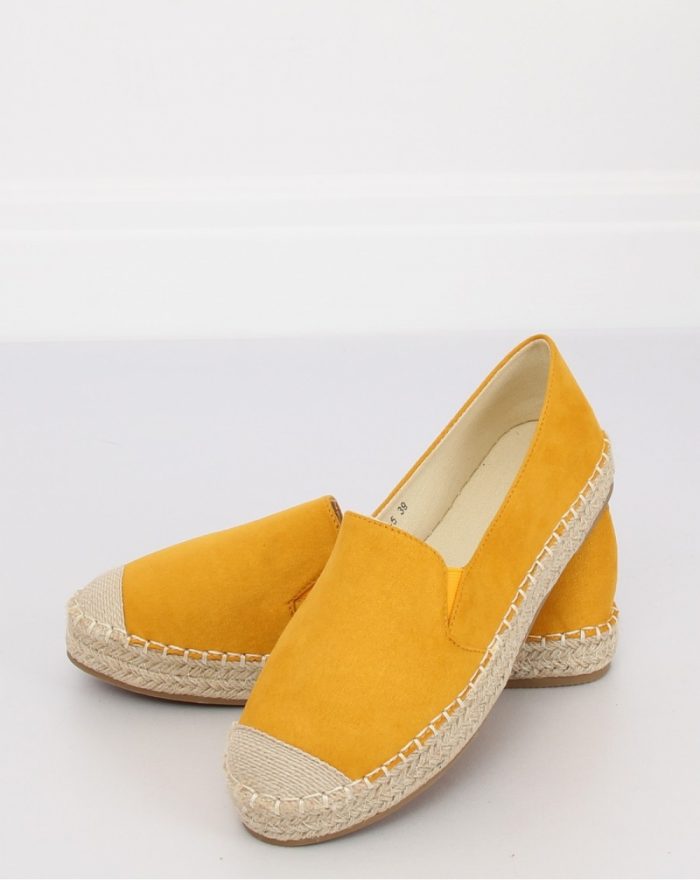 Espadrile culoarea galben 128437