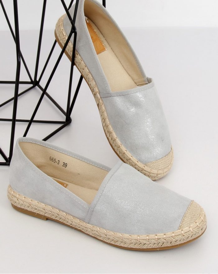 Espadrile culoarea gri 128441