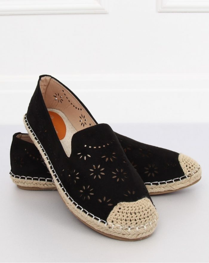 Espadrile culoarea negru 128451