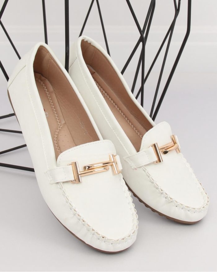 Mocasini culoarea alb 131015