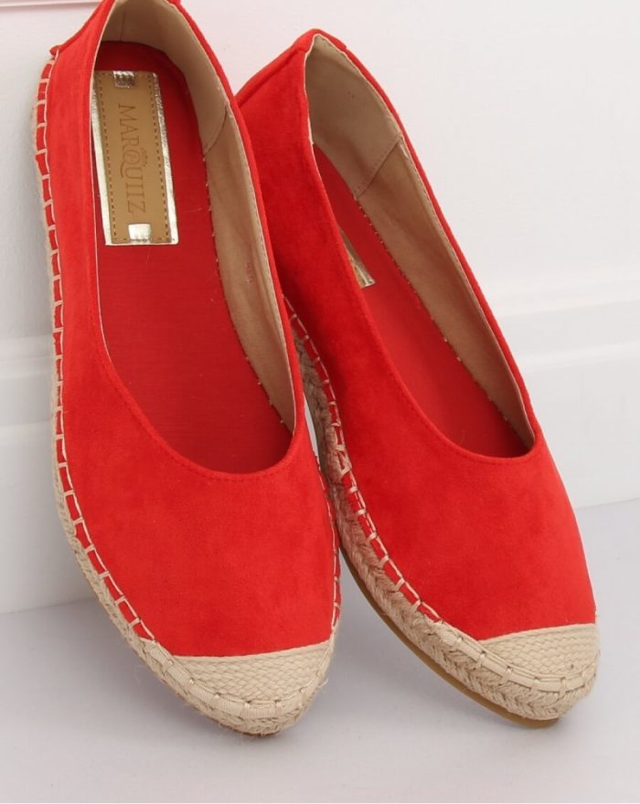 Espadrile culoarea roşu 132098