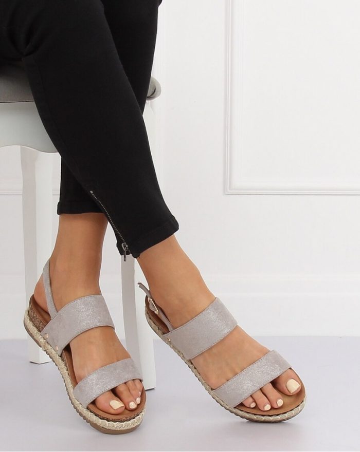 Sandale culoarea gri 132413