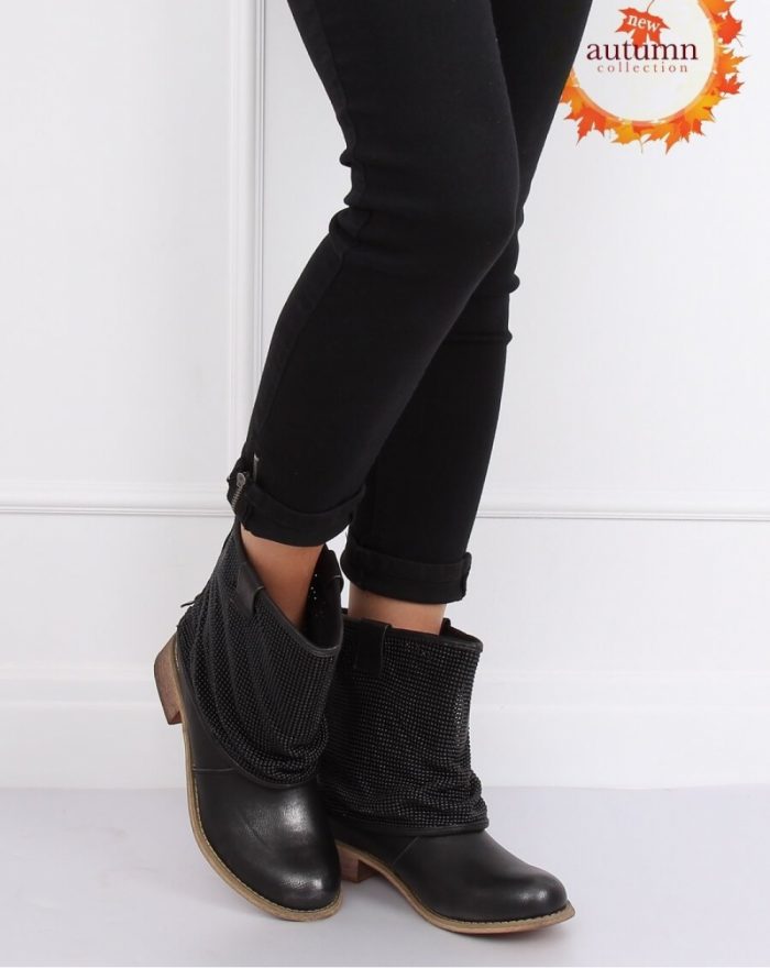 Botine culoarea negru 134236