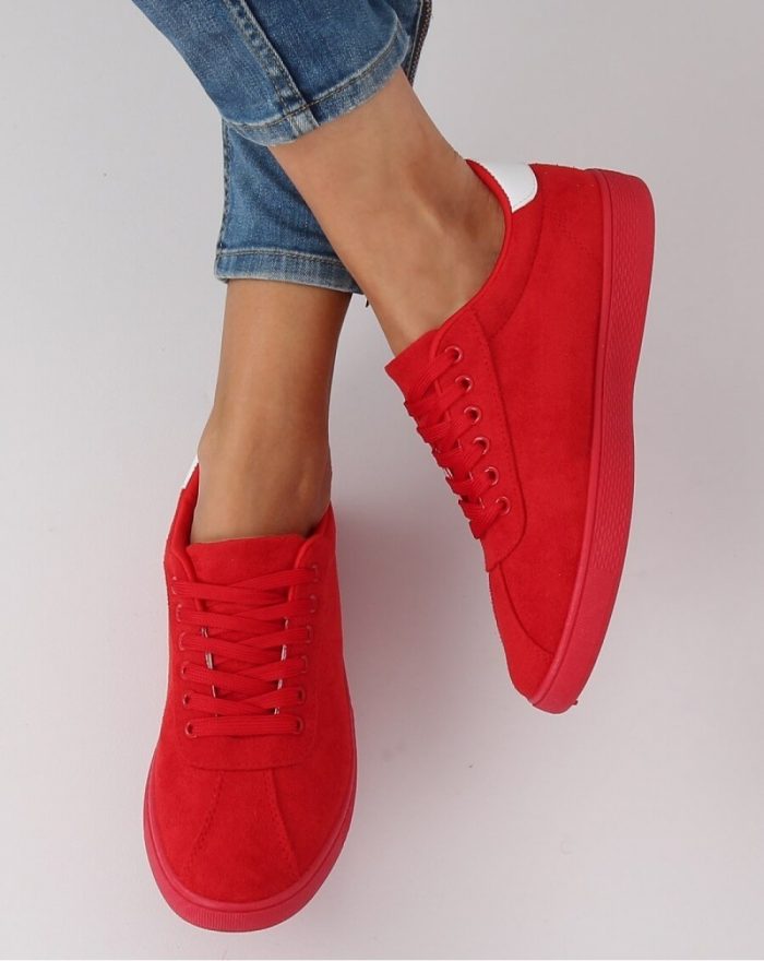 ~Trampki culoarea roşu 134242