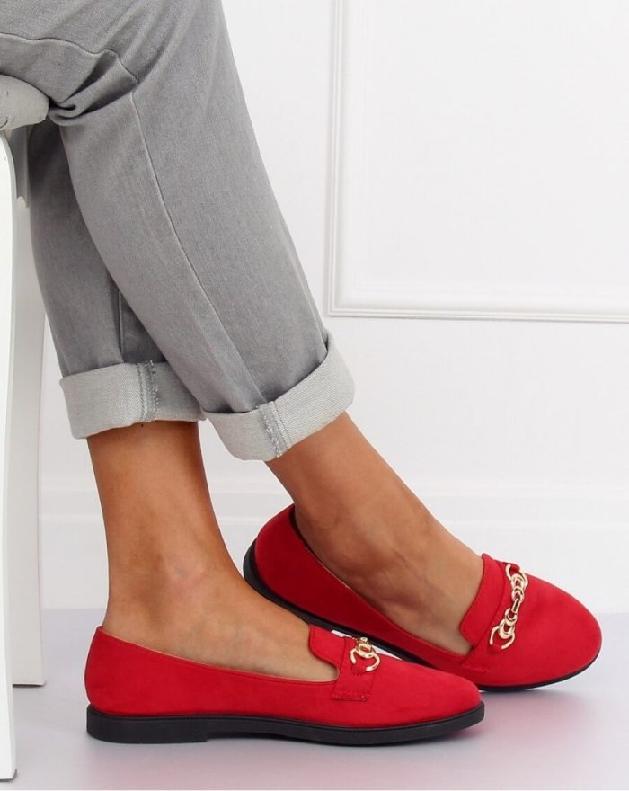 Mocasini culoarea roşu 134262