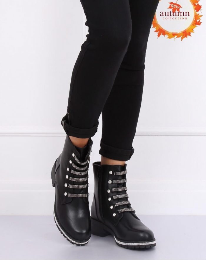 Botine culoarea negru 134801
