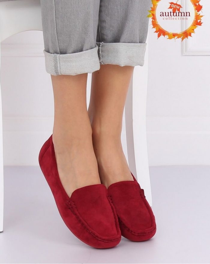 Mocasini culoarea roşu 134827