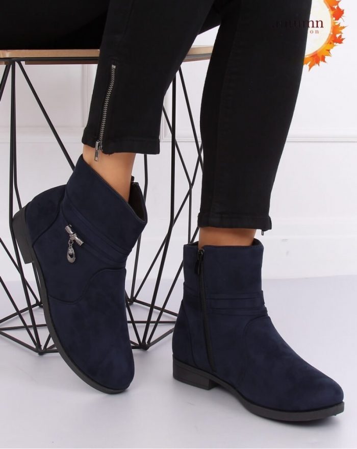 Botine culoarea Bleumarin 135075