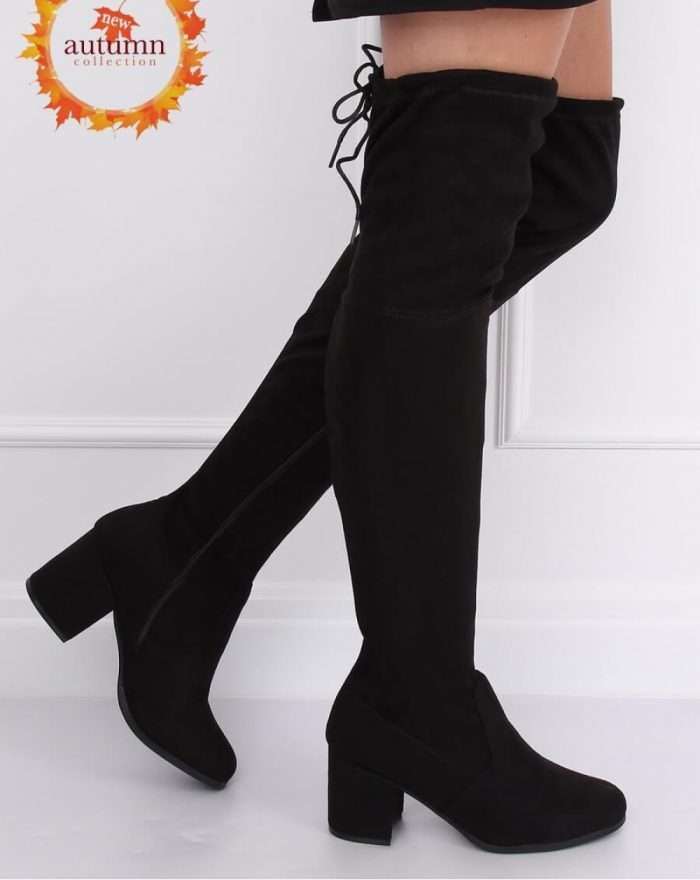 Cizme lungiculoarea negru 135169