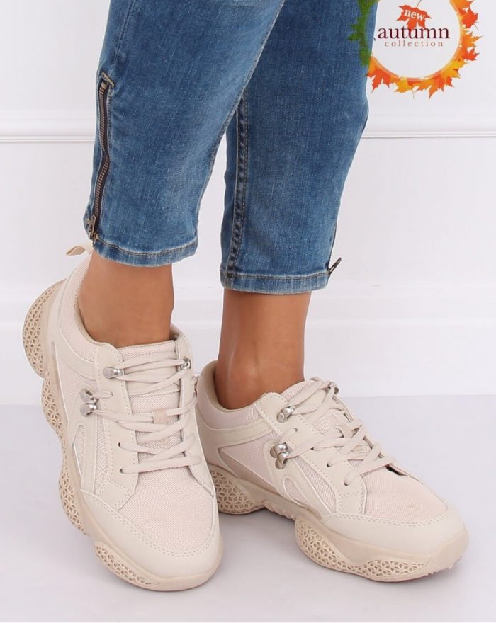 Pantofi de sport culoarea bej 135407