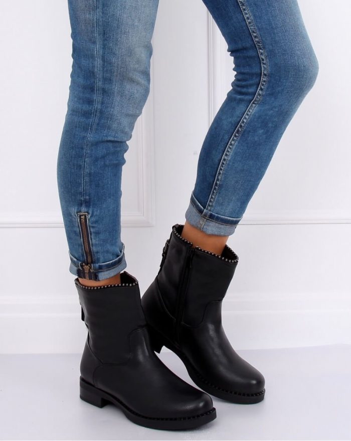 Botine culoarea negru 136071