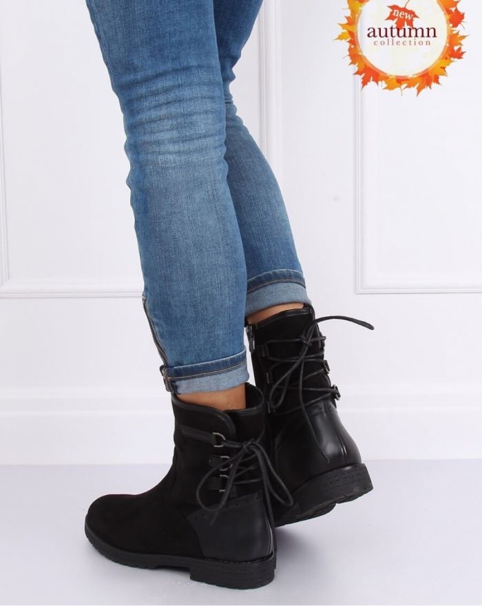 Botine culoarea negru 136072