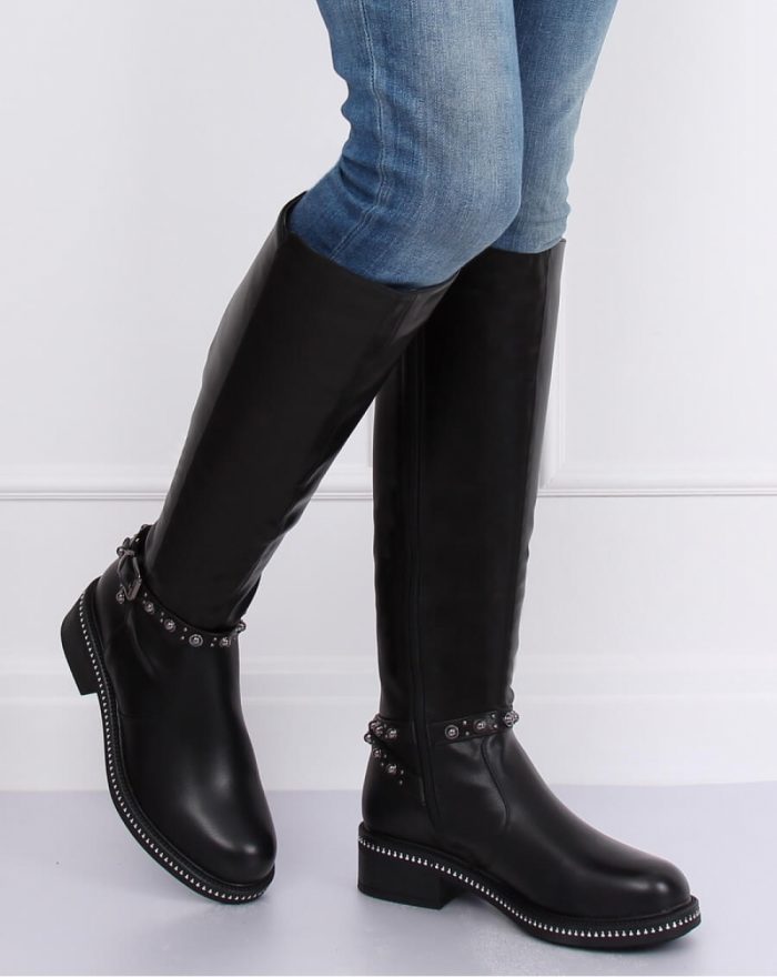 Cizme culoarea negru 136231