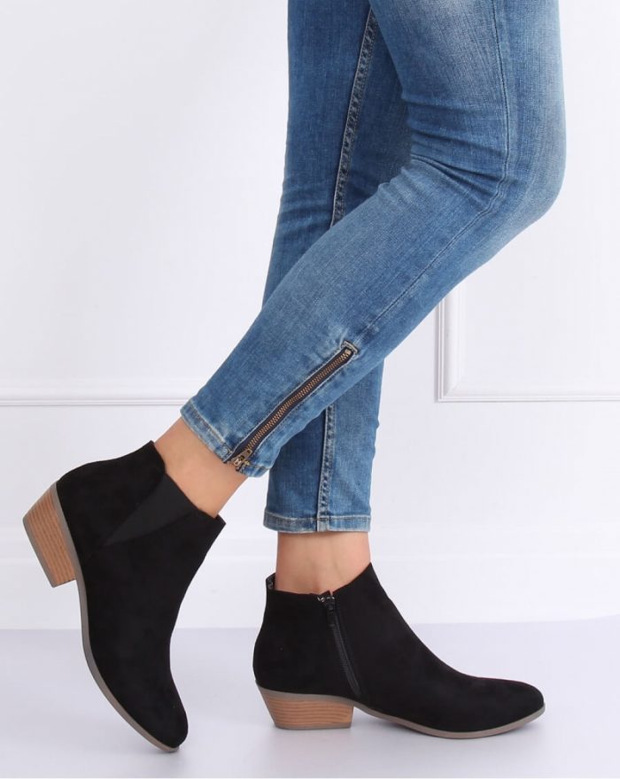 Pantofi cu toc culoarea negru 136646