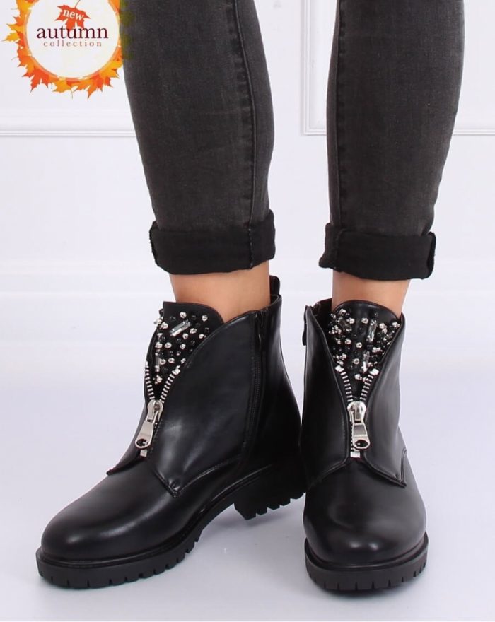 Botine culoarea negru 136958