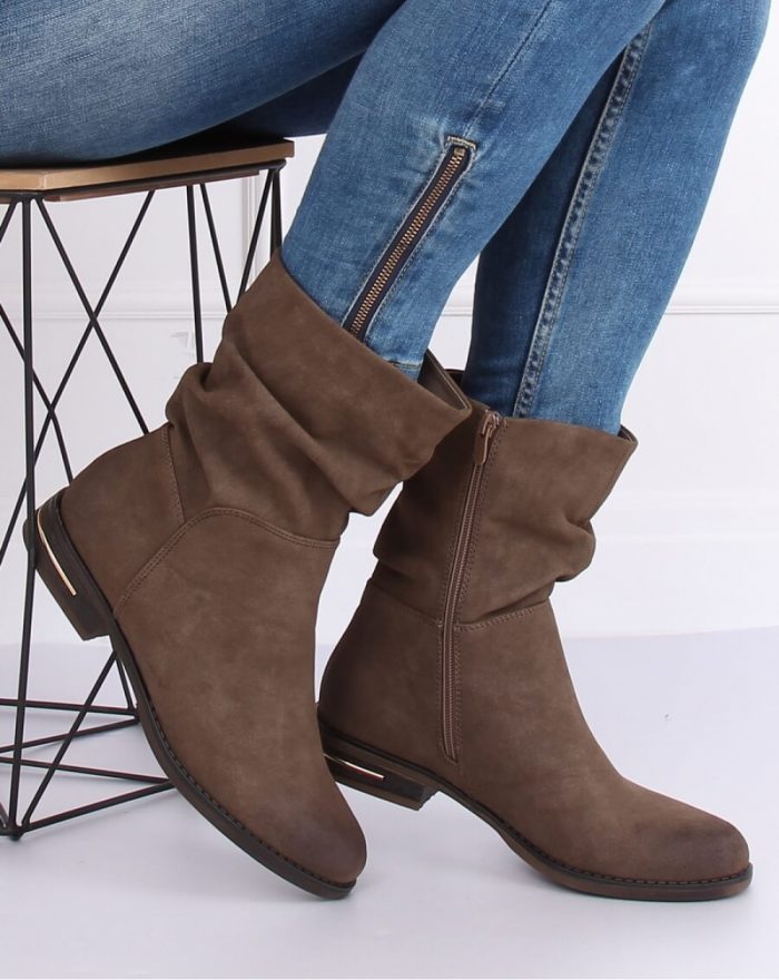 Botine culoarea maro 137210
