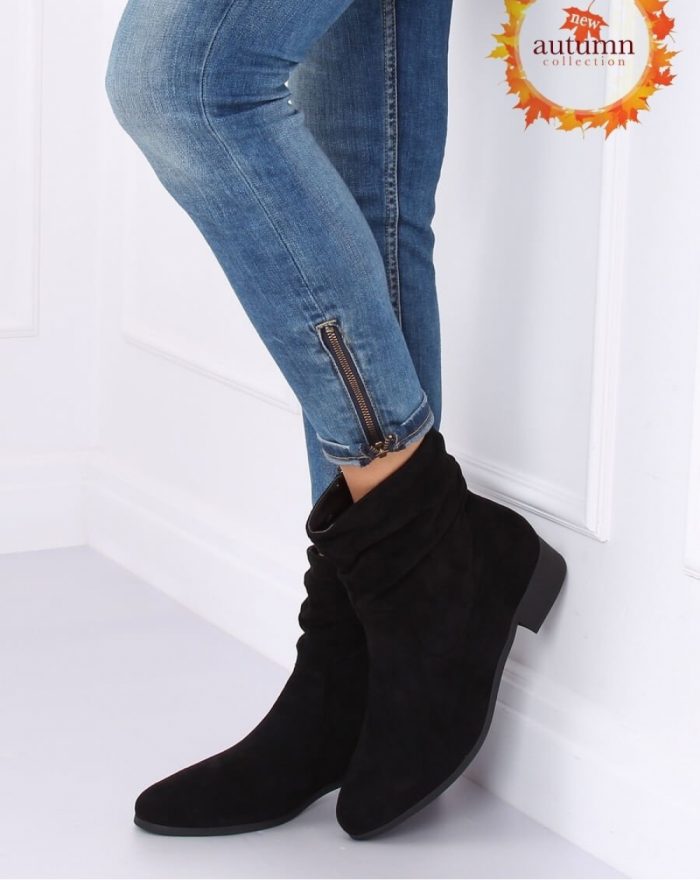 Botine culoarea negru 137212
