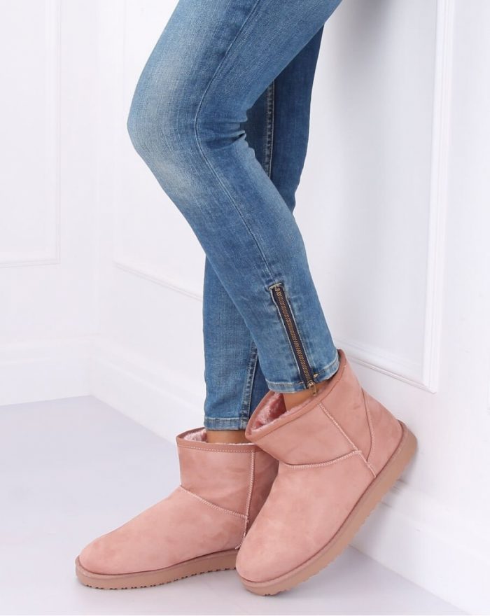 Moon boots culoarea roz 137298