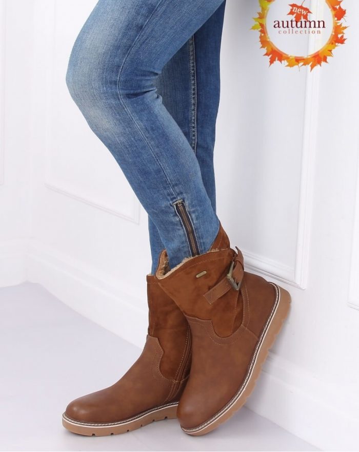 Botine culoarea maro 137312