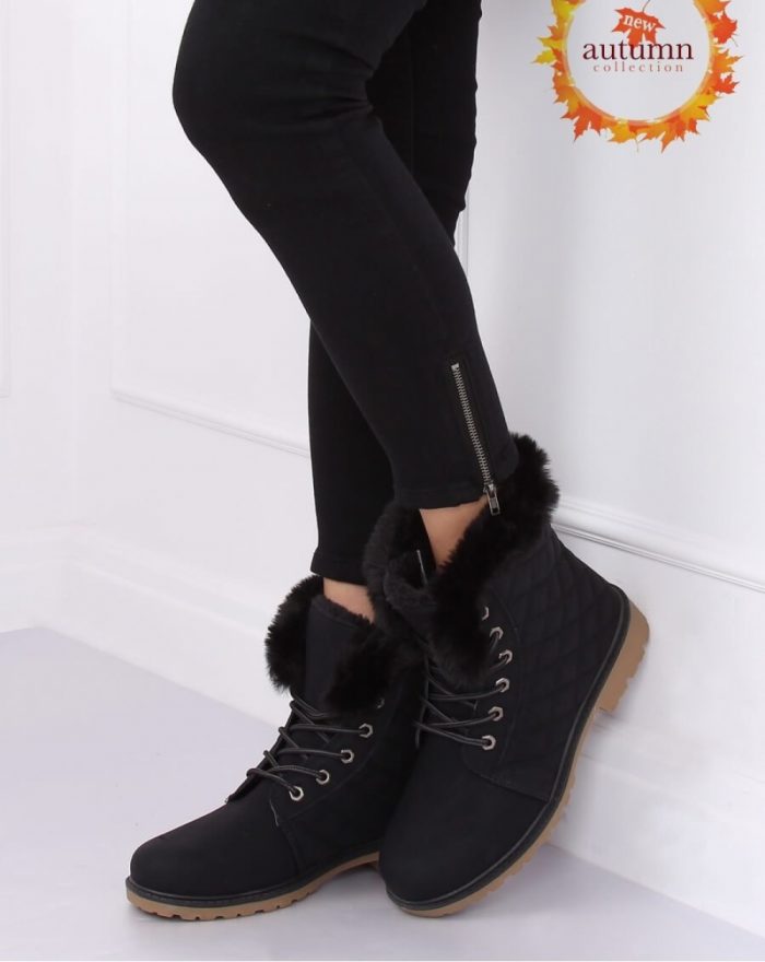 Bocanci culoarea negru 138333