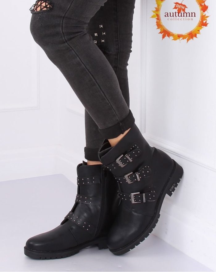Botine culoarea negru 138624