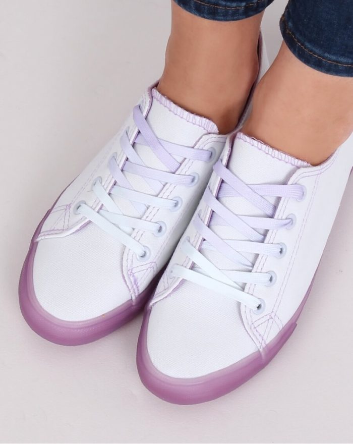 ~Trampki culoarea violet 140334