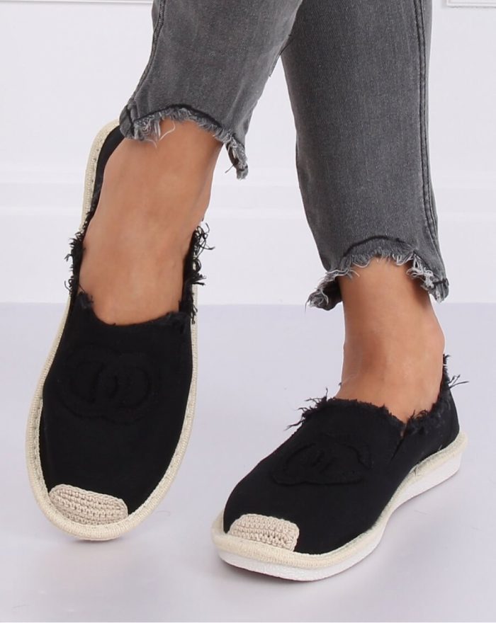 ~Espadryle culoarea negru 140685