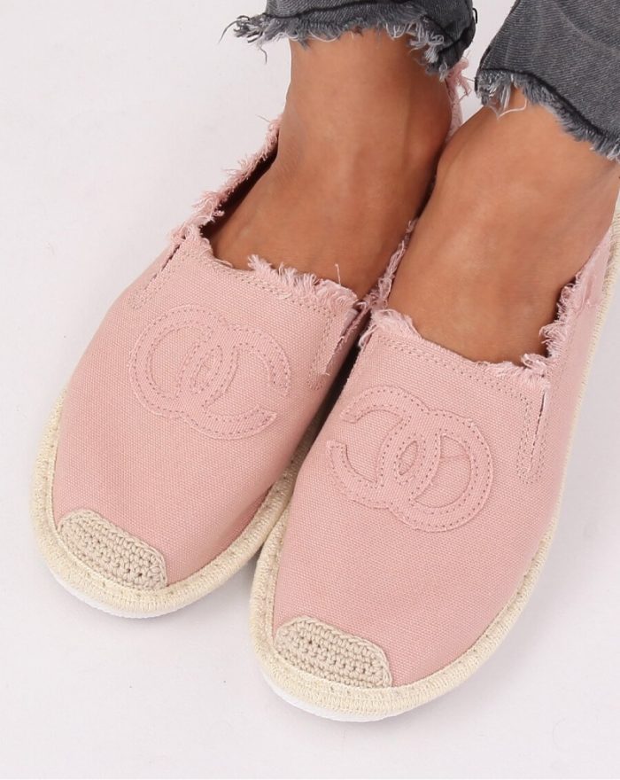 ~Espadryle culoarea roz 140686