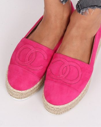 ~Espadryle culoarea roz 140704