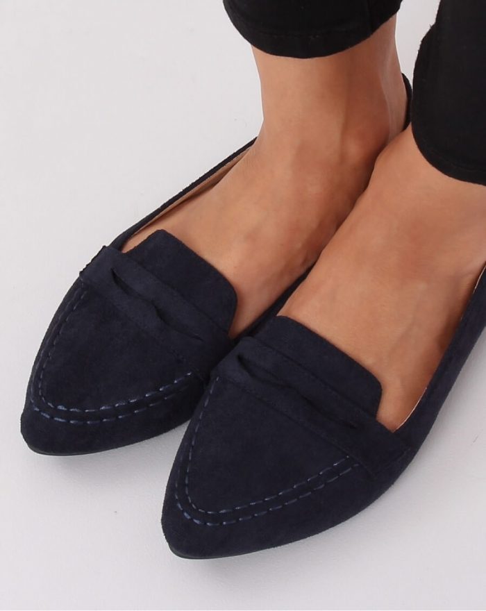 Mocasini culoarea Bleumarin 141112