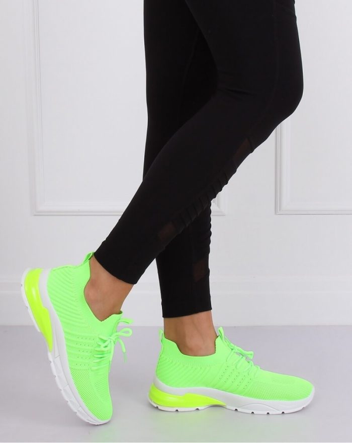 Pantofi de sport culoarea verde 142448