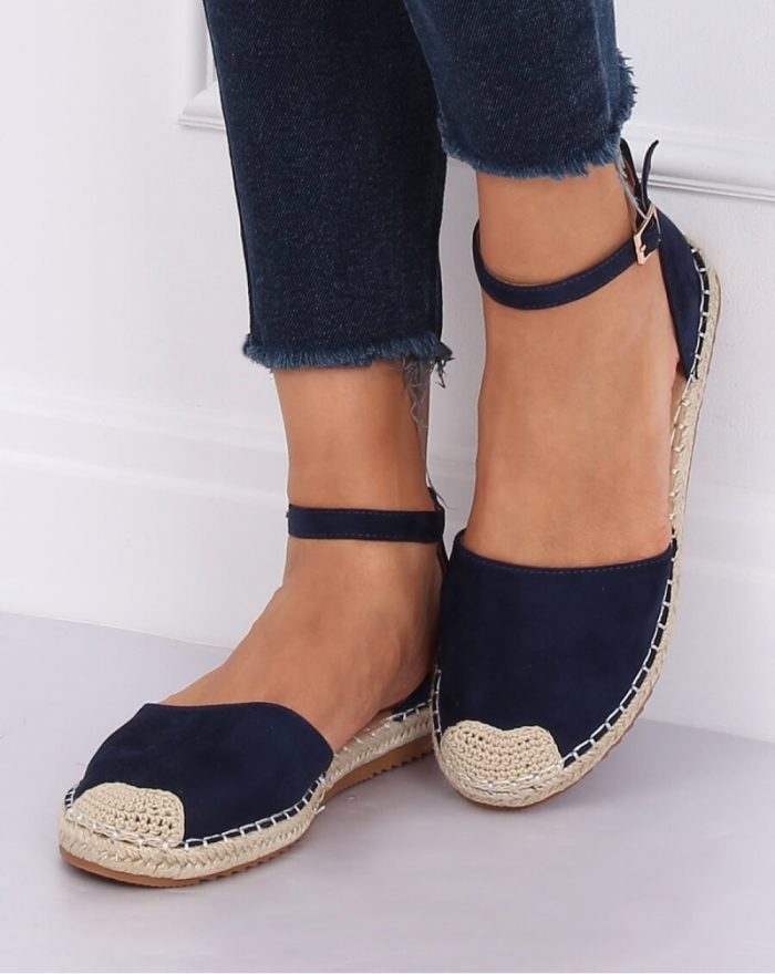 Espadrile culoarea Bleumarin 142808