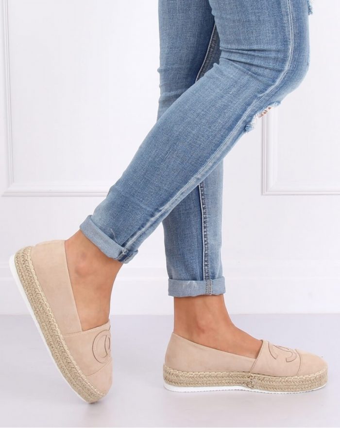 ~Espadryle culoarea bej 142876