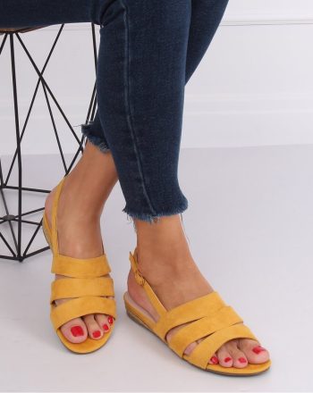 Sandale culoarea galben 143323